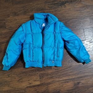 BOGNER Aqua Goose Down Puffer Ski Coat Size 8